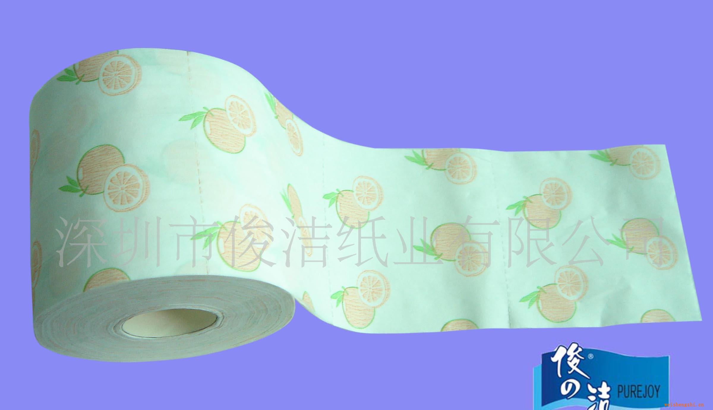 供應(yīng)兩色印刷衛(wèi)生卷紙，廁紙，小卷紙，小盤紙，大卷紙